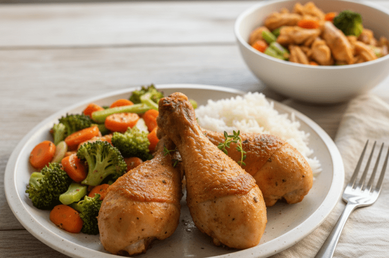 Air Fryer Chicken Drumsticks That Turn Crispy Outside and Juicy Inside